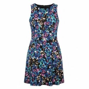 The Limited Floral Dress - Sz 4 - Back Zipper -  Ruffle Bottom